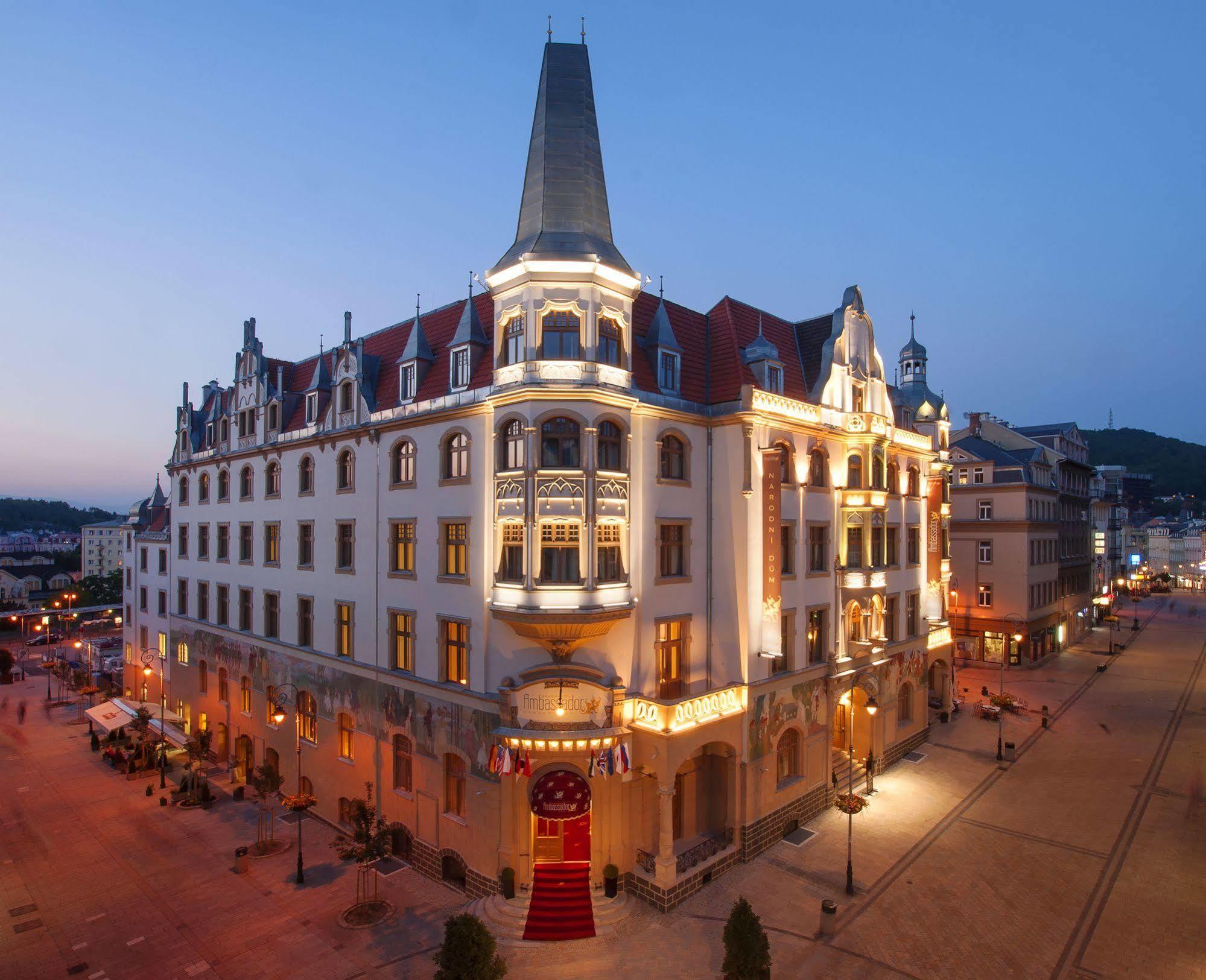 Grandhotel Ambassador Narodni Dum Karlovy Vary Bagian luar foto
